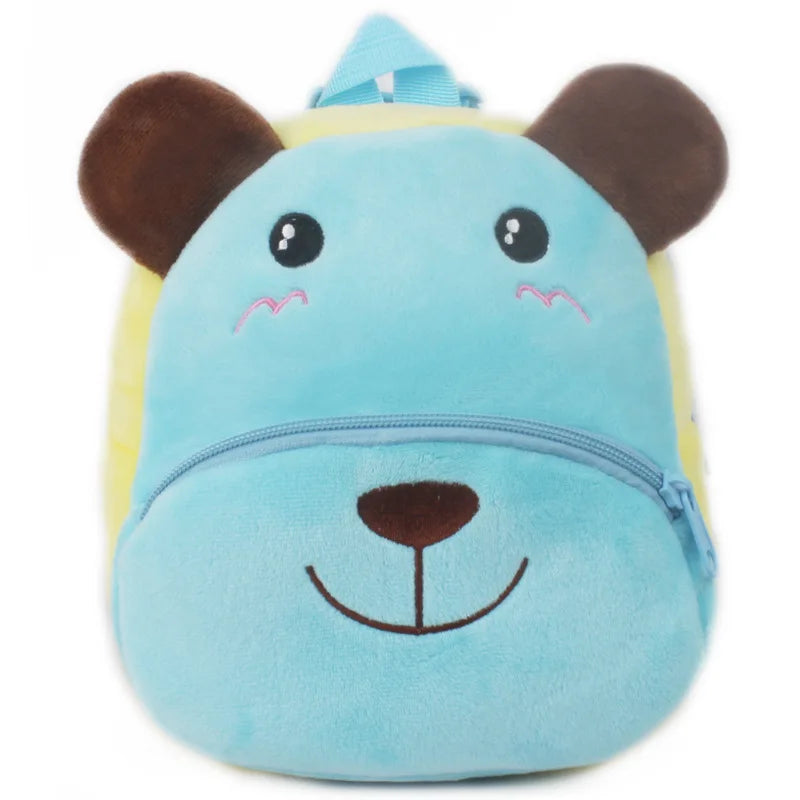 3D Cartoon Plush Kids School Backpack