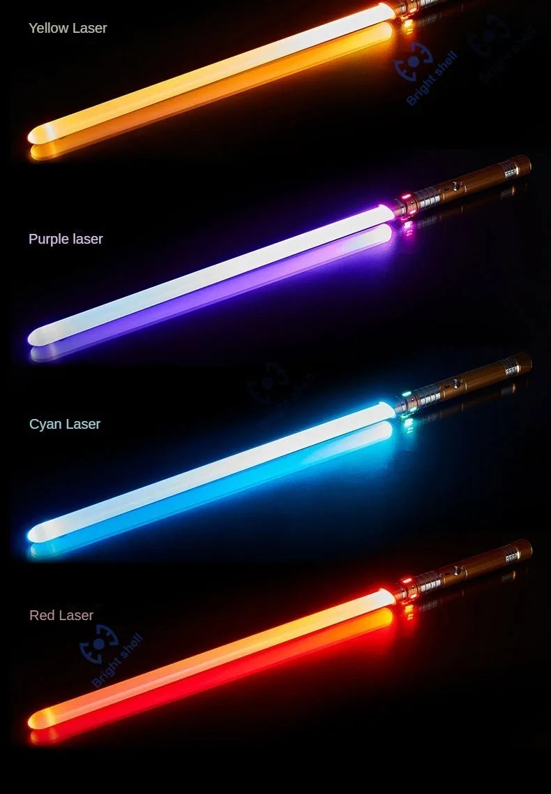 RGB Metal Lightsaber Laser Sword – 15 Color Change with Sound Effects