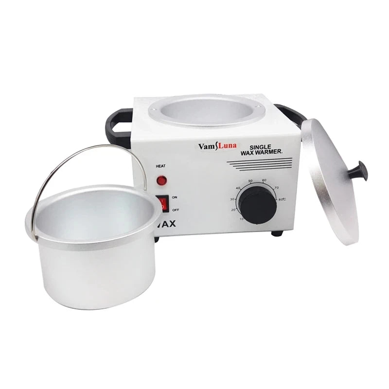 Electric Wax Heater Warmer for Hair Removal – Adjustable Temp SPA Tool