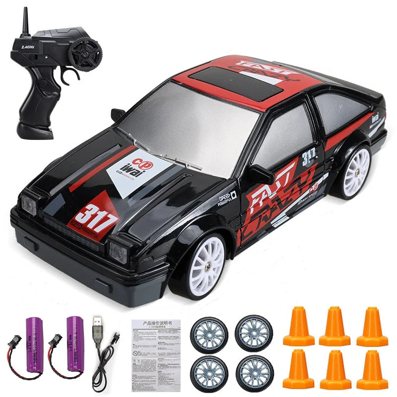 2.4G High-Speed Drift RC Car - 4WD AE86 Model GTR