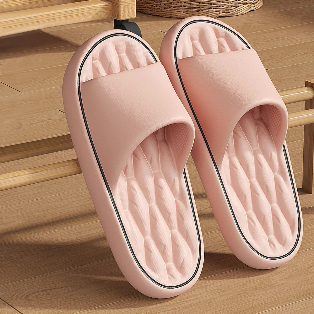 BASATU Cartoon Summer Slides – Soft Non-Slip Couple Slippers