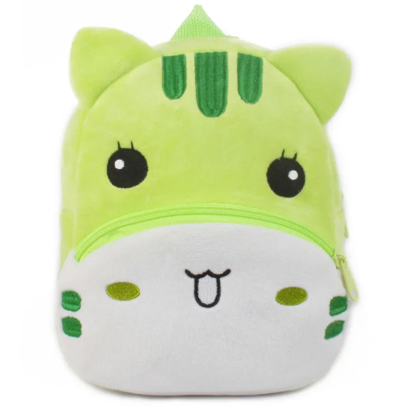 3D Cartoon Plush Kids School Backpack