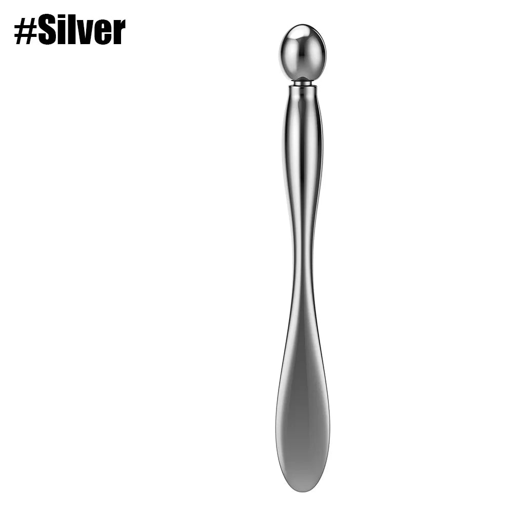 Mini Metal Makeup Spatula & Eye Cream Massage Stick