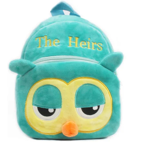 3D Cartoon Plush Kids School Backpack