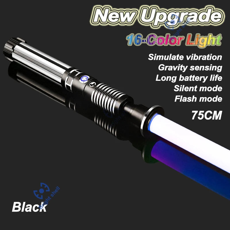 RGB Metal Lightsaber Laser Sword – 15 Color Change with Sound Effects