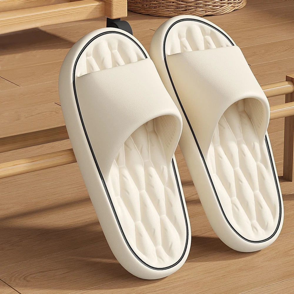 BASATU Cartoon Summer Slides – Soft Non-Slip Couple Slippers